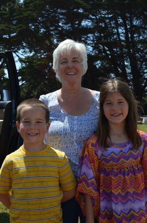 With Auntie Mar just before we left