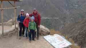 Day1: 1500m descent into the canyon. 