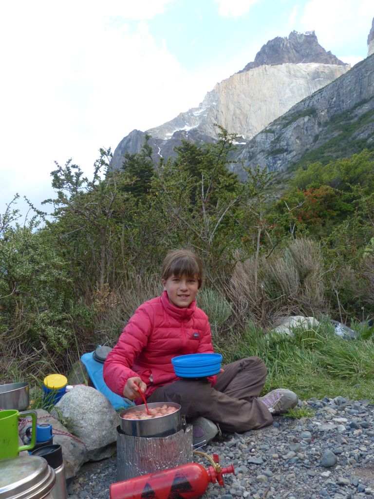 Cooking mac and cheese in the Torres