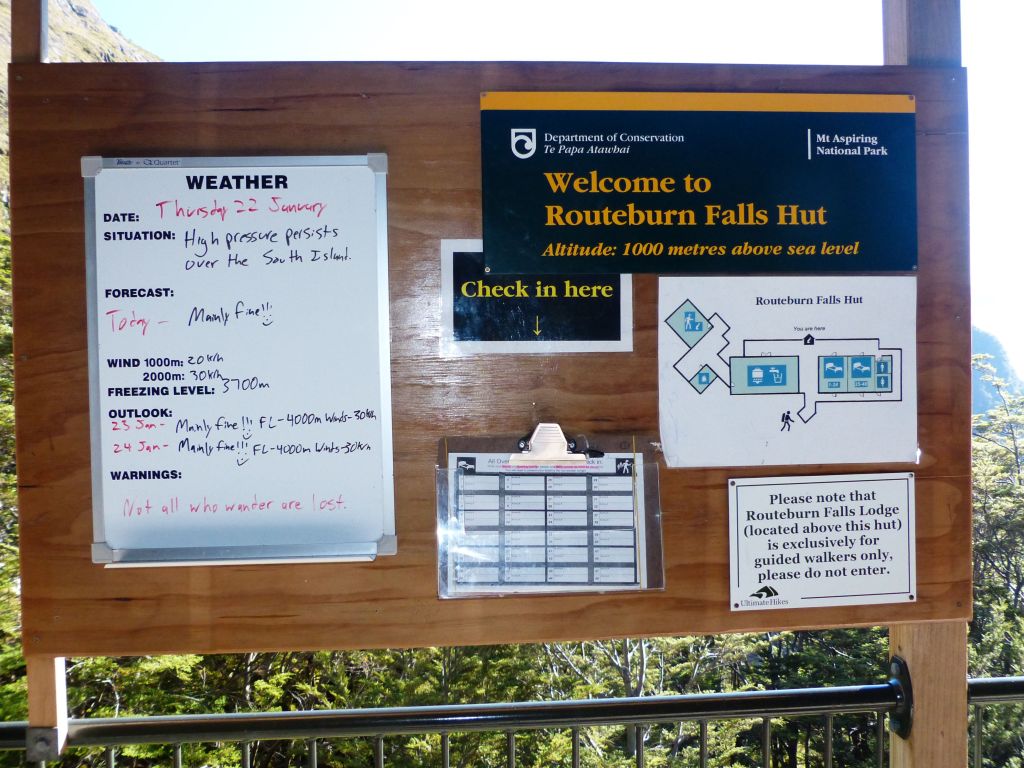 The notice board keeps you informed