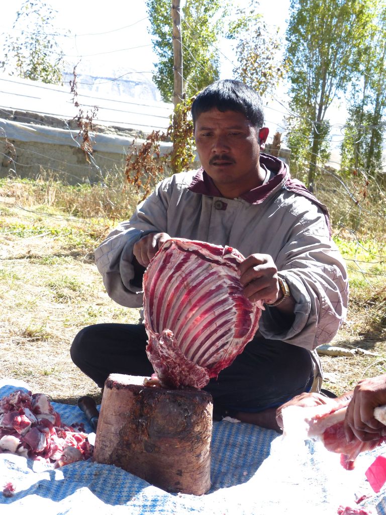 Preparing Goat