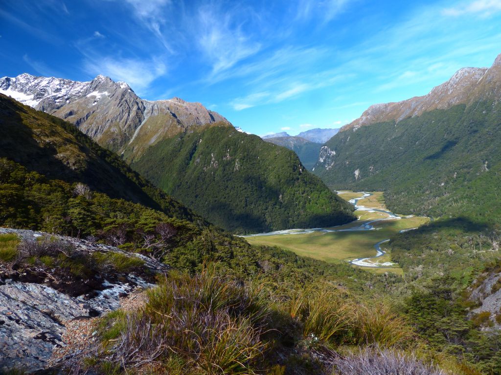 The view from our last hut